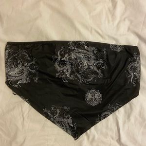 dragon print bandana top